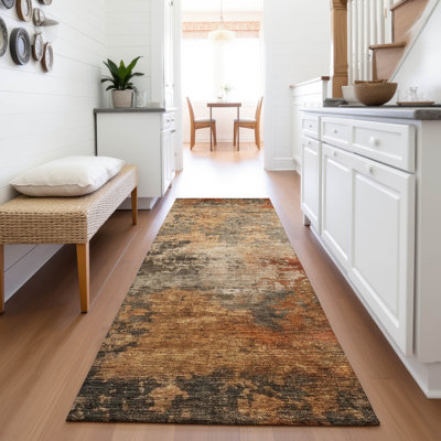 Premium Machine Washable Jessie AMF1216 Abstract Rug