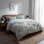 Ensemble de literie Country Farmhouse de 3 - Ensemble de housse de couette et coussin décoratif Classic Farmhouse