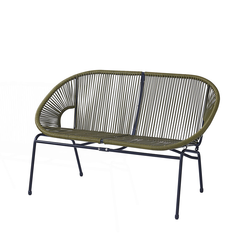 Causeuse de patio avec hamac moderne, Green