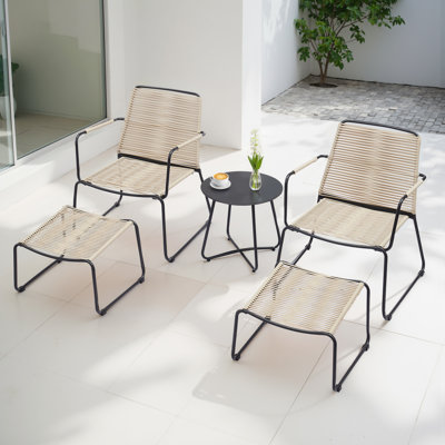 5-Piece Outdoor Wicker Furniture Set