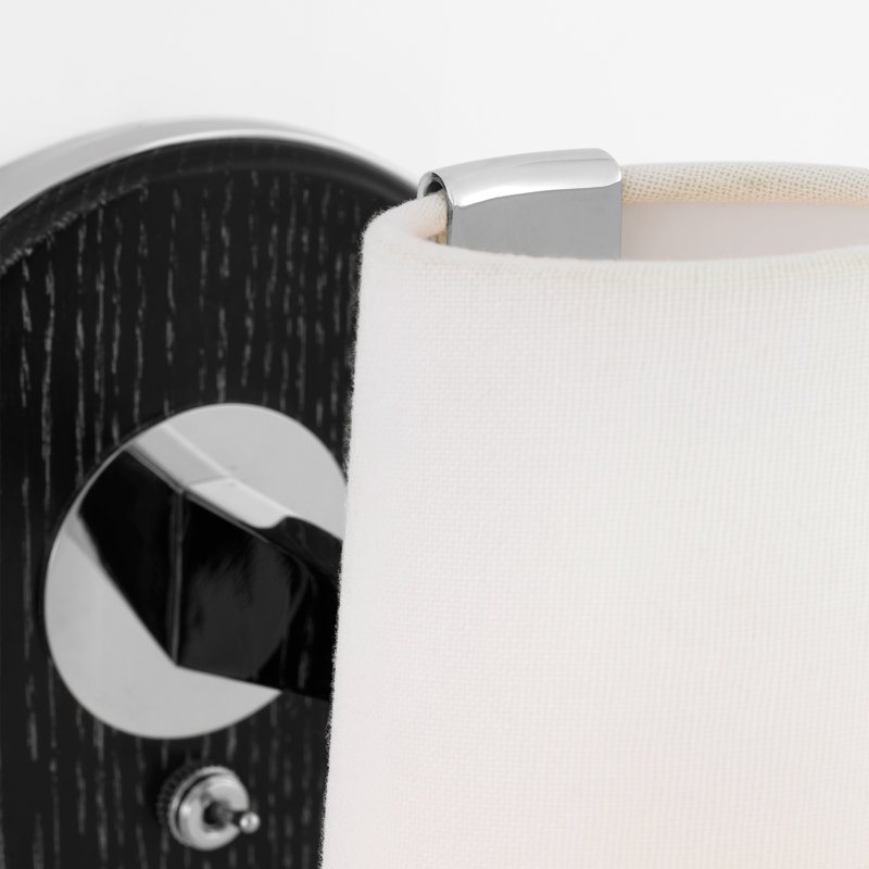 Olina 1 - Light Armed Sconce, Polished Nickel