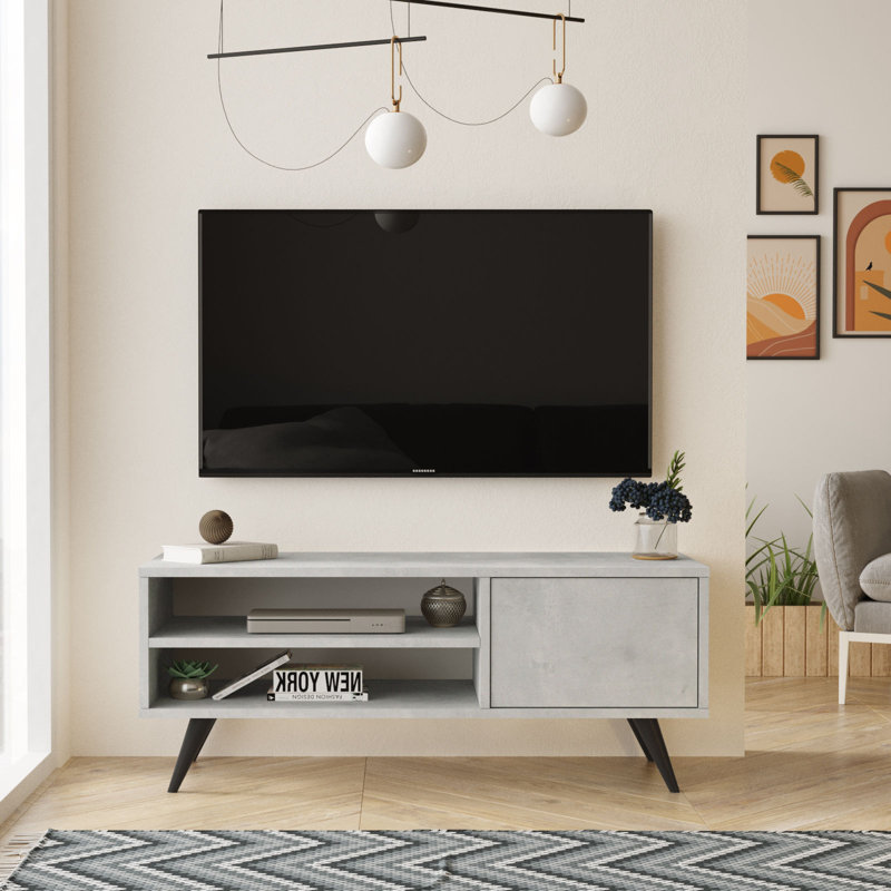 Stacie Unfinished TV Stand for TVs up to 49", Stone