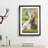 Rabbit In A Green Field - Single Picture Frame Print on MDF-56863888-56863891