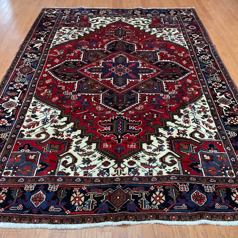 HERAT ORIENTAL Handmade Heriz Wool Rug
