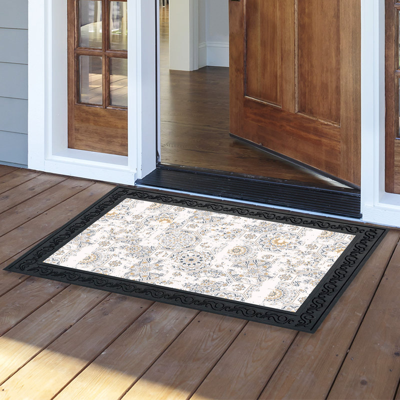 Distressed Tiles Doormat