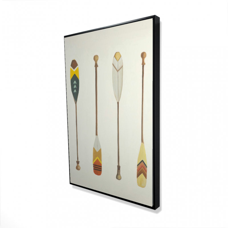 «Canoe Paddles» sur toile