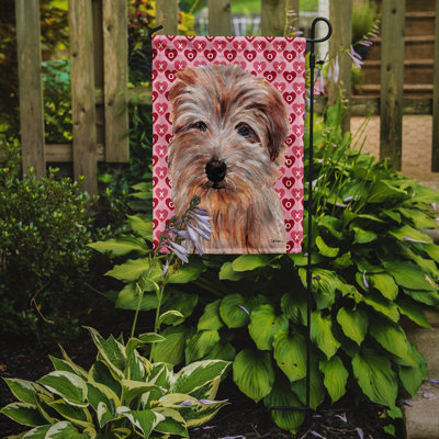 Drapeau de jardin à 2 côtés Avariella Cooper Love and Hearts