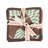 Cotton Blend Animal Print Square Napkin