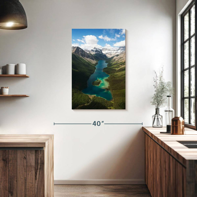 Paysage de montagnes Alvord Assiniboine, H 36 po x l 24 po