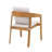 Outdoor Dining Armchair With Cushions