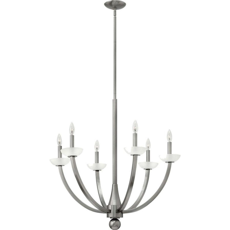 Lustree 6 lumières façon bougie/classique Prisco
