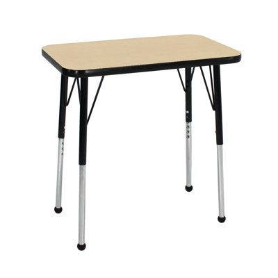 Rectangle T-Mold Adjustable Height Activity Table