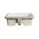 DeerValley Ursa 20" X 15.6" Rectangular Vitreous China Undermount Bathroom Sink with Overflow