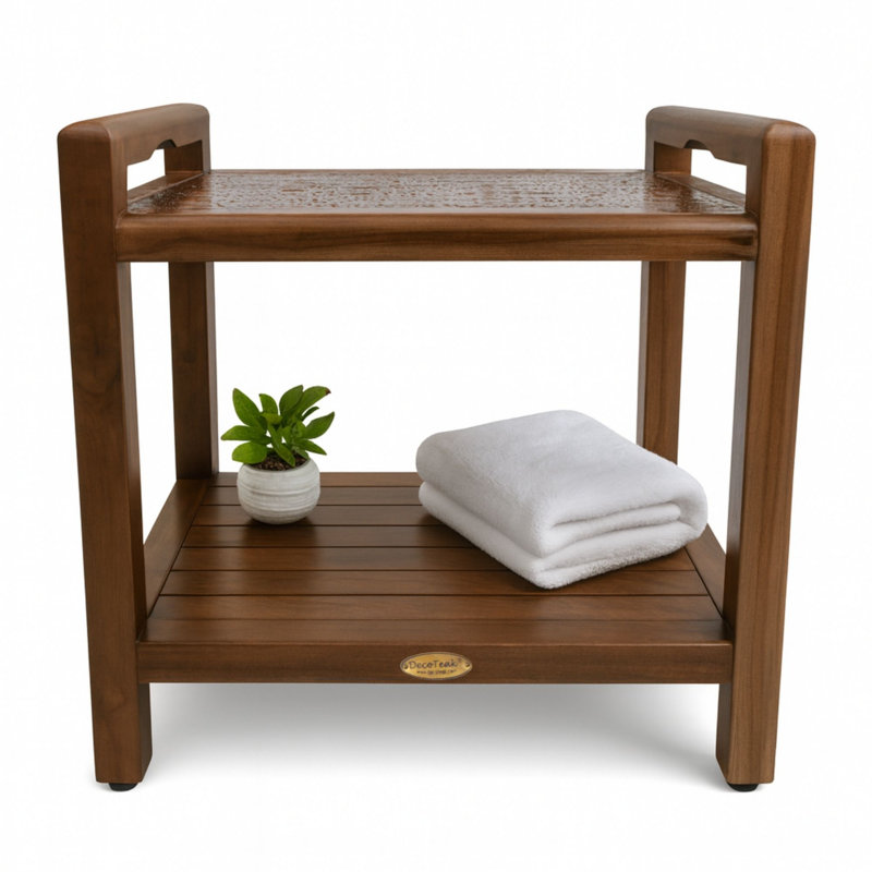 DecoTeak Outdoors Solid Wood Side Table