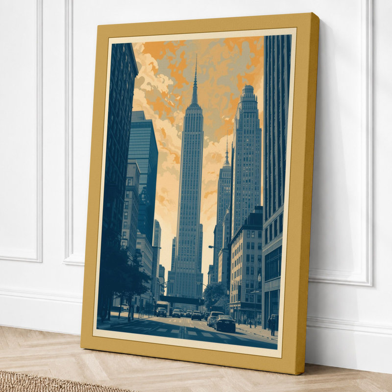 Print, 36x24 - 91.4 x 61.0 cm, Ochre Border