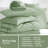 7-Piece Comforter Set, Microfiber, All Season Bed in a Bag – Sage, King-130132293-88294586