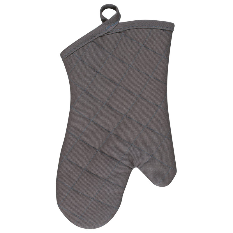 KAF Home Cotton Oven Mitt, Pewter