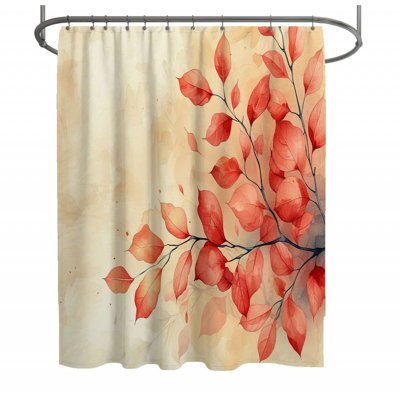 Fitim Floral Shower Curtain