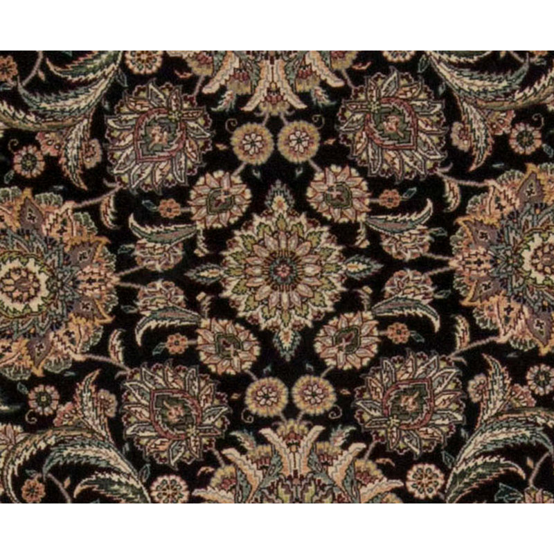 One-of-a-Kind Manchuria Hand-Knotted High-Quality Round Area Rug