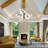 30 - Light Dimmable Glass Bubble Sputnik Mid Century Modern Chandelier