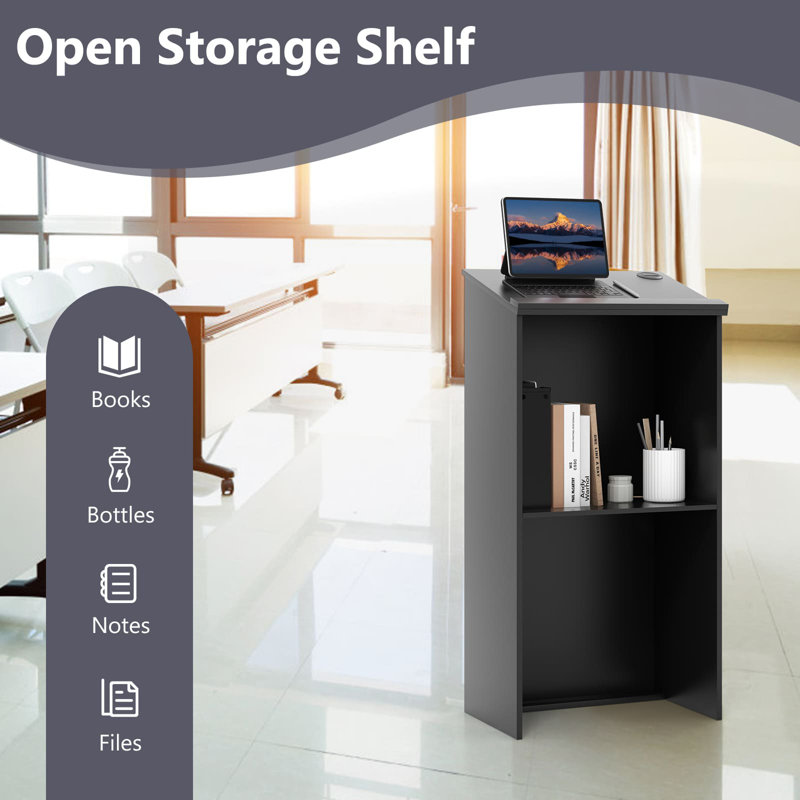 Sheaira 117cm H x 58cm W Corner Bookcase