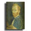 «Self-Portrait 1889» par Vincent Van Gogh, art mural en métal doré, 16 po x 24 po-1862002111
