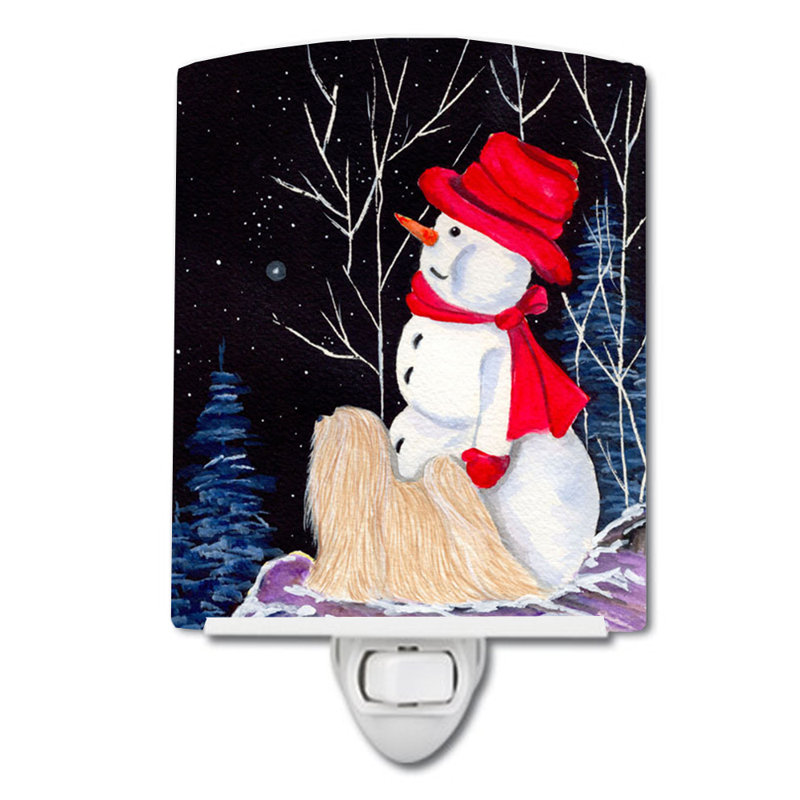 Lhasa Apso Ceramic Night Light