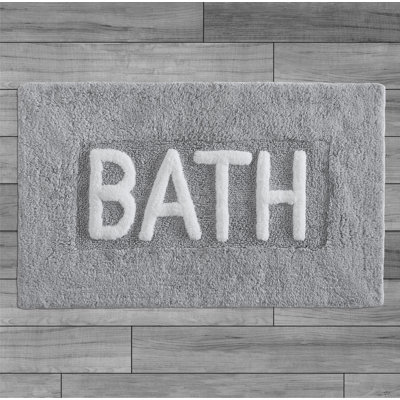 Cotton Blend Non-Slip Bath Rug
