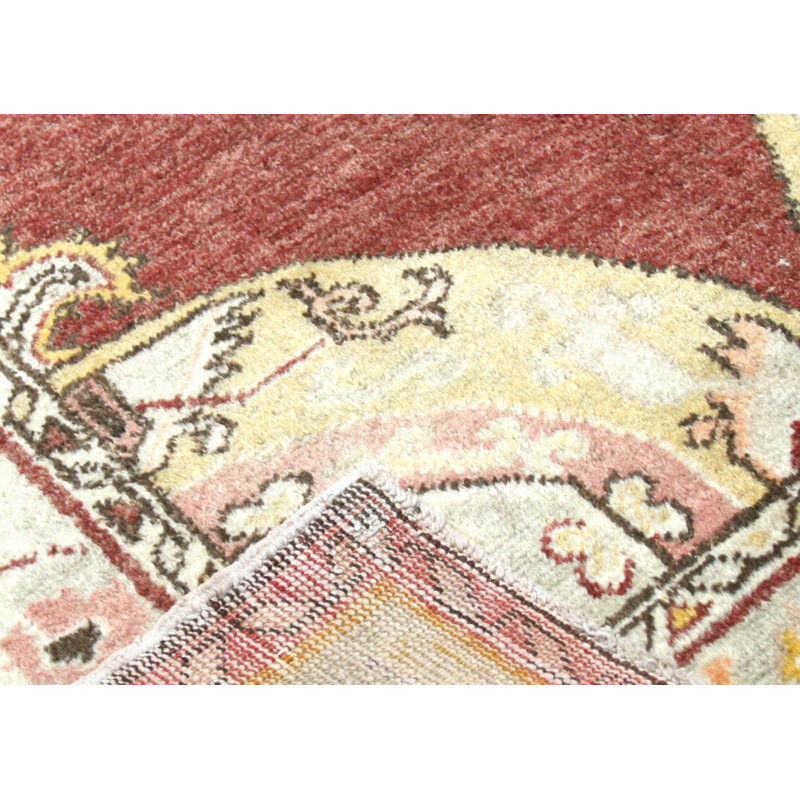 Size 4 X 6 One-of-a-Kind 3'9" X 6'9" 1960s Wool Area Rug in