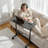 Small Standing Desk Adjustable Height Portable Rolling Desks with Wheels-1322875920