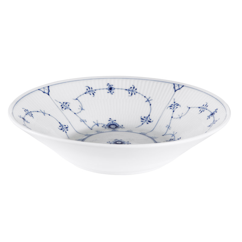 Royal Copenhagen Blue Fluted Plain Pasta Bowl