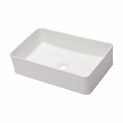 Lavabo vasque de salle de bain rectangulaire