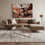 Art mural sur toile gris, "Space Perseverance rover"