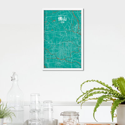 " Foshan China|中國 City Map "