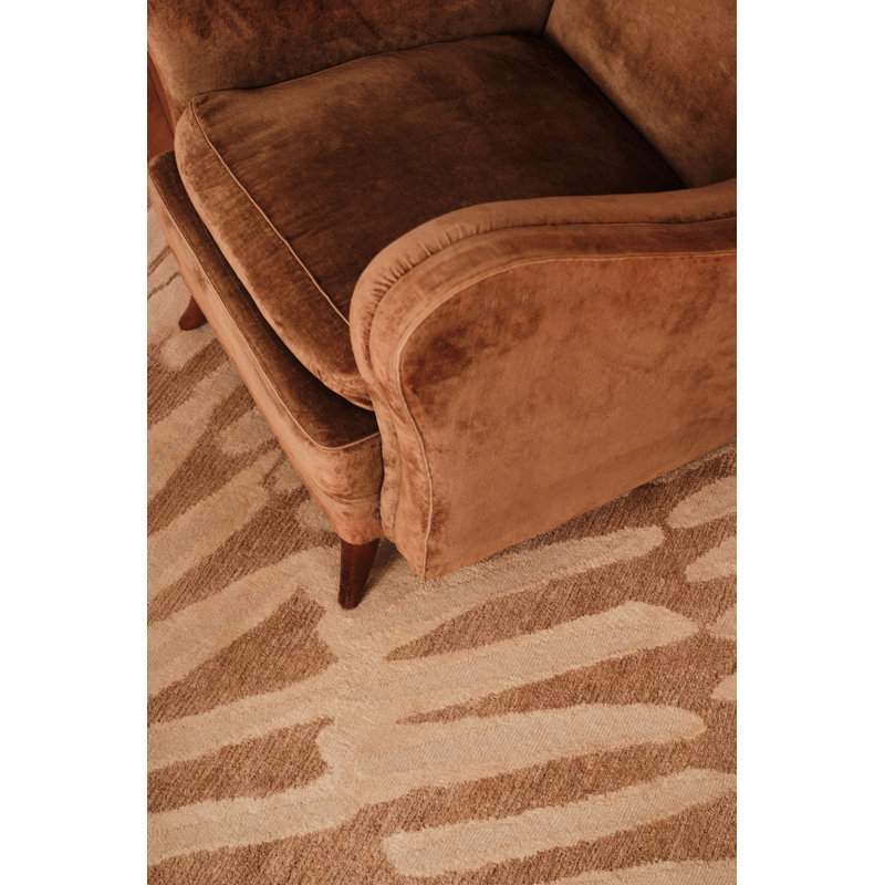 The Rug Company X Winch Design Ammonite Natural Area Rug, Rectangle 12' x 18'