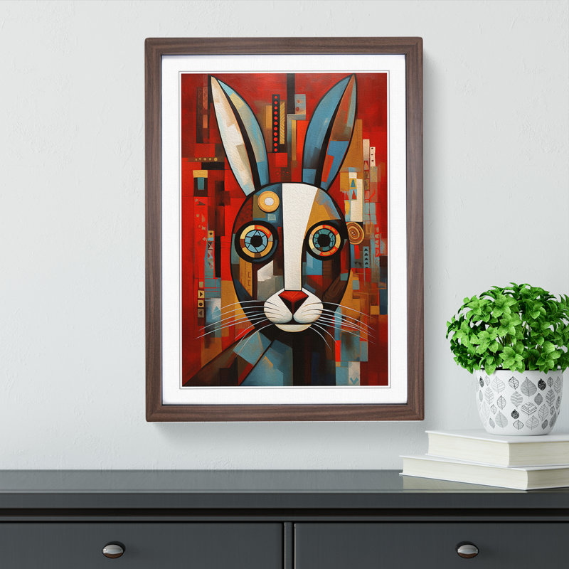 Hare Constructivism No.2 - Framed Print