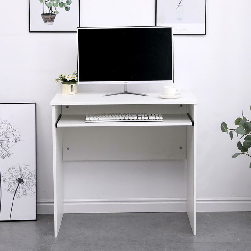 Lenona Computer Desk, White