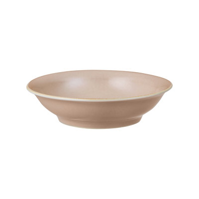 Elements Shell Peach Medium Shallow Bowl