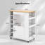 Muneo Wood Kitchen Cart