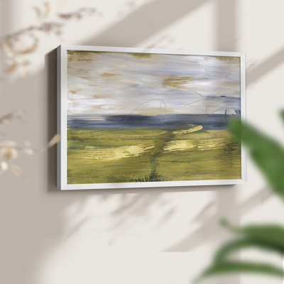 Sky and Land II -Framed Print - Restickable
