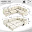 Canapé modulaire en L avec lit escamotable-120434684
