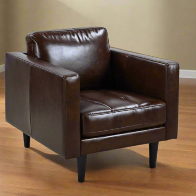 Philippe Top Grain Leather Arm Chair