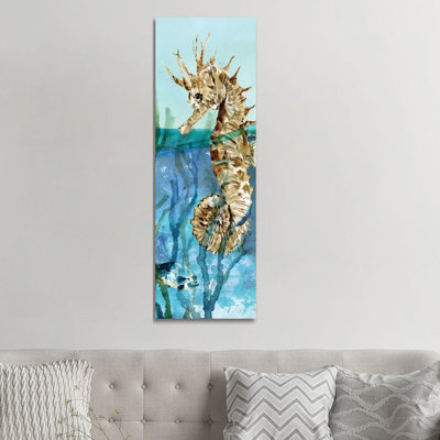 Delray Seahorse II by Carol Robinson - Painting on Canvas