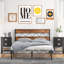 Ensemble de chambre avec lit plateforme 3 pièces Alicia-88411107-88411108