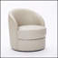 Fauteuil d'appoint pivotant en cuir Top-Spin, pivotant à 360 °, design Mid-Century moderne pour le confort du salon et du bureau-1745767707