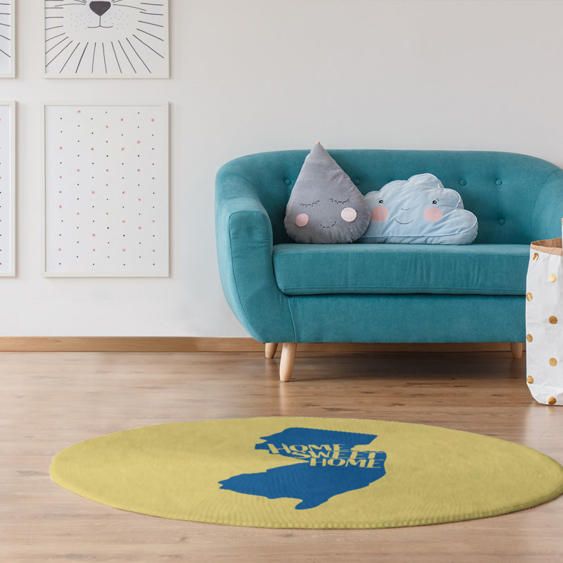 Tapis de poly-chenille en polyester home new jersey