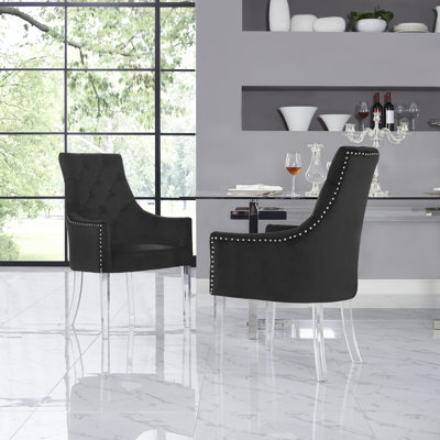 Baek Acrylic Leg Dining Chair