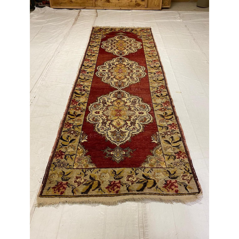 Tapis de couloir 4 x 11 rétro Anatolian