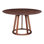 Round Dining Table with Solid Walnut Construction