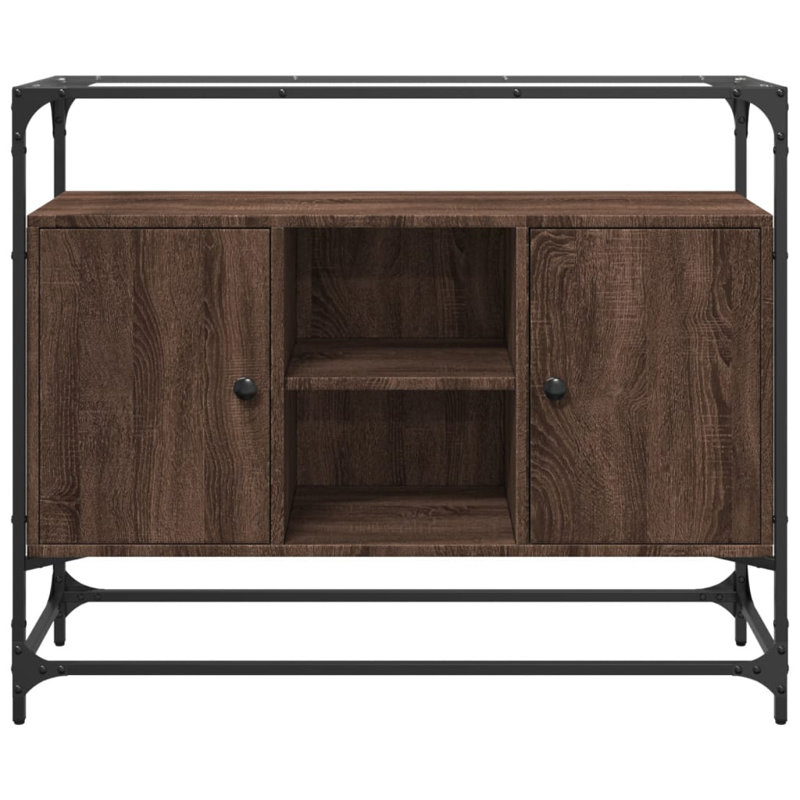 Ajaylah 98cm Sideboard, Brown oak